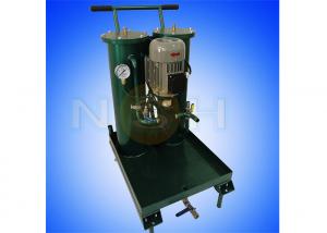 China Two Stage Portable Oil Purifier For Lube Oil Purification / Cleaning ISO / CE wholesale