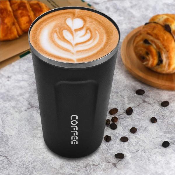 12 Oz Stainless Steel Vacuum Insulated Tumbler Coffee Travel Mug Spill Proof With Lid