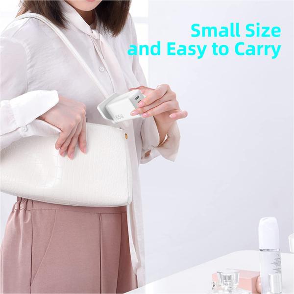 GaN Fast Charging Block 65W 3 Port USB Wall Charger Customized Logo