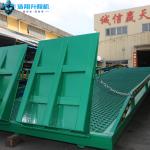 Robust Steel Logistics Portable Forklift Ramp Dock Loading Hydraulic System
