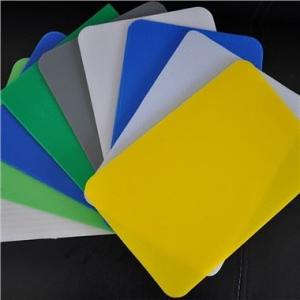 Buy cheap Antistatic Twinwall PP Sheet Yellow Outdoor PP Hollow Board Waterproof from wholesalers
