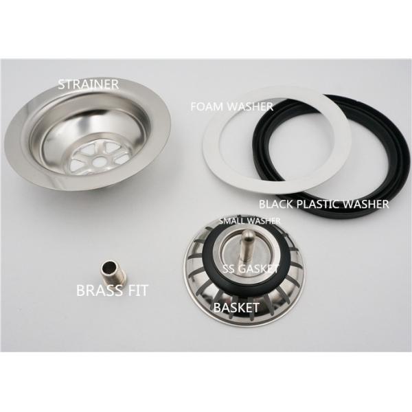 Durable Kitchen Sink Drain Filter , Stainless Steel Kitchen Sink Stopper