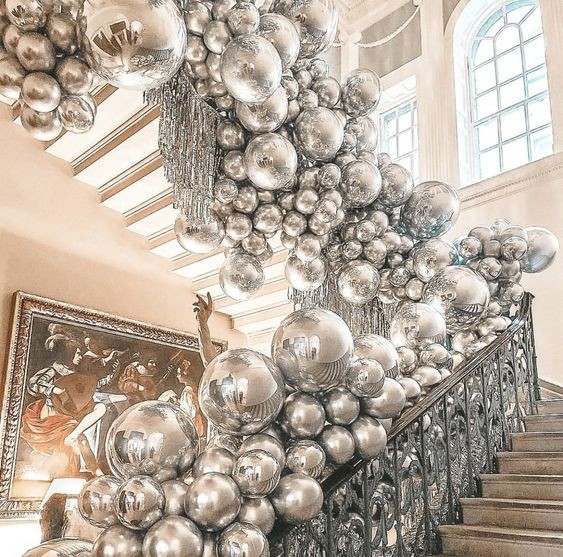 Color PVC Inflatable Mirror Ball for event Decor Customizable Designs and Sizes Available