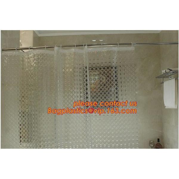 Custom Polyester Printing Shower Curtain, waterproof fireproof hook kids bathroom shower curtains, PEVA Shower curtain f