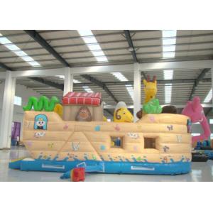 Common Elephant Animals Pirate Ship Inflatable Slide Children cute inflatable