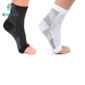 China White Football Ankle Compression Socks XL Toeless Support Socks on sale