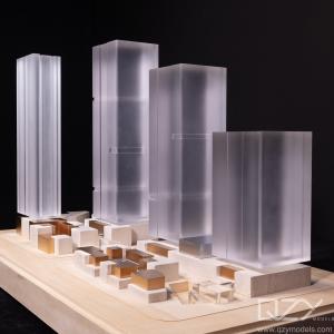 China Acrylic Plexiglass Architectural Model Making Supplies Aedas 1:400 Commercial Street wholesale