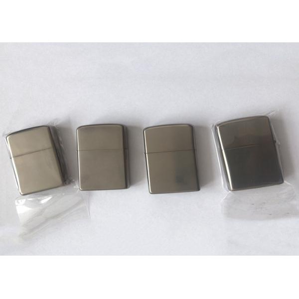 GR2 GR5 Titanium Camping Parts Titanium Lighter Case Custom Logo Silver Oil Lighter