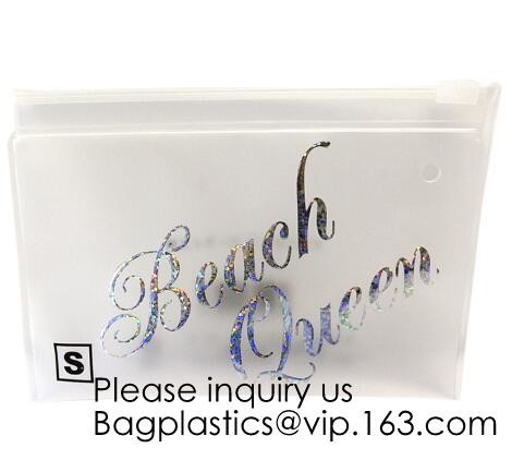 PVC EVA Plastic Pouches for Hanging Products Clear Make Up Brush Cleaner Cosmetic Bags Beauty EVA PVC Cosmetic Pouch For