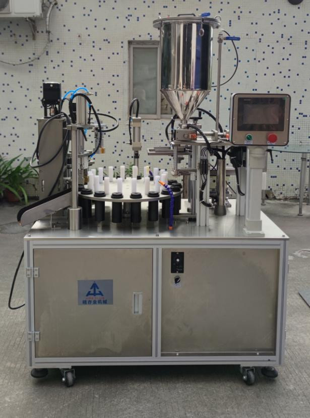 Automatic Mascara And Lipgloss Quantitative Filling Machine With Adjustable Vibration Plate