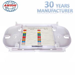 China Protective Plastic Fiber Optic Splice Tray 12 Core Capacity For Distribution Box wholesale
