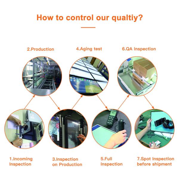 Remote Control Full HD LCD Screen For Supermarket , POP Display , Bank