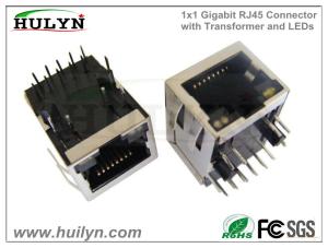 China RJ45 with transformer RJ45 jack LED wholesale