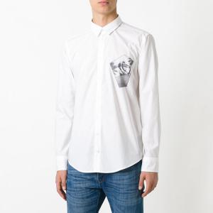 China White Outdoor Mens Fashion Casual Shirts Full Sleeve XS-XXXXXL Size wholesale