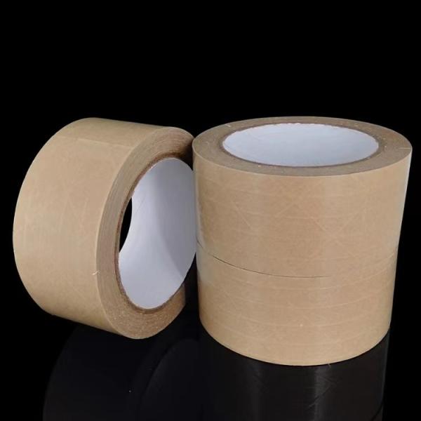 Water Activated Kraft Paper Sealing Tape, Environmentally Friendly High-Viscosity Packaging And Sealing Tape
