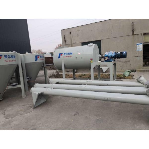 One Axis Single Horizontal Shaft Mixer , Stainless Steel Ribbon Mixer CE Certified