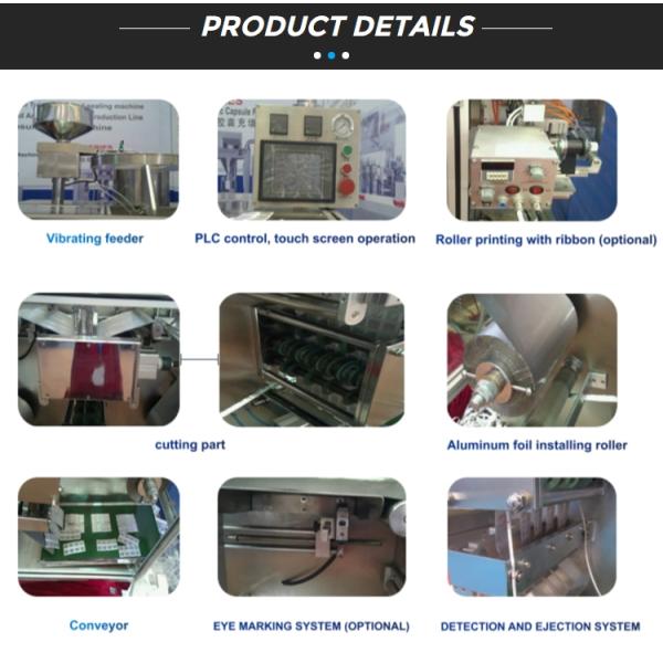 Candy Strip Automatic Packing Machine Electric Blister Packaging Machine