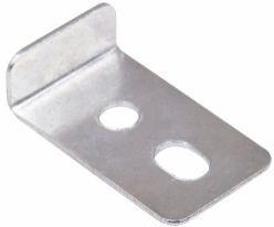 Quality 2 Holes Cabinet Fixing Brackets , Door Lock Bracket 2mm Thickness Long Life Span for sale