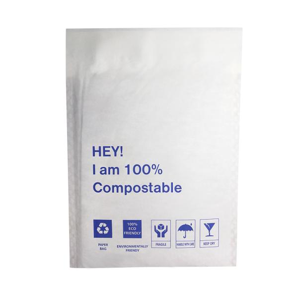 FSC Kraft Paper Honeycomb Padded Mailer For Apparel Shipping