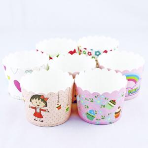 China Paper Cupcake Bakery Packaging Box Stamping Printing Biodegradable Case wholesale