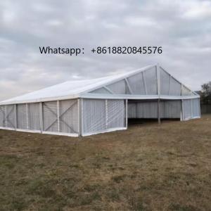China Marquee Transparent Clear Roof Wedding Tent 10m Height Aluminum 6061 / T6 wholesale