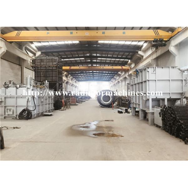 1000kg Aluminum Titling Electric Crucible Melting Furnace 1.7*1.6*1.4m Dimension