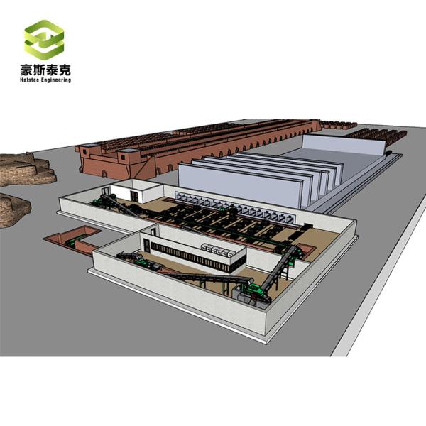 Clay Burning ISO 9001 Certified Hoffman Kiln With 46 Gates 52 Gates