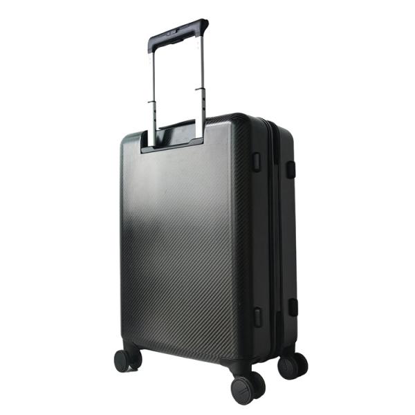 20 Inch One Piece Carbon Fiber Luggage Ultra Strong Suitcase 4 * 360 Spinner Wheels TSA Lock Lightweight Durable Carry