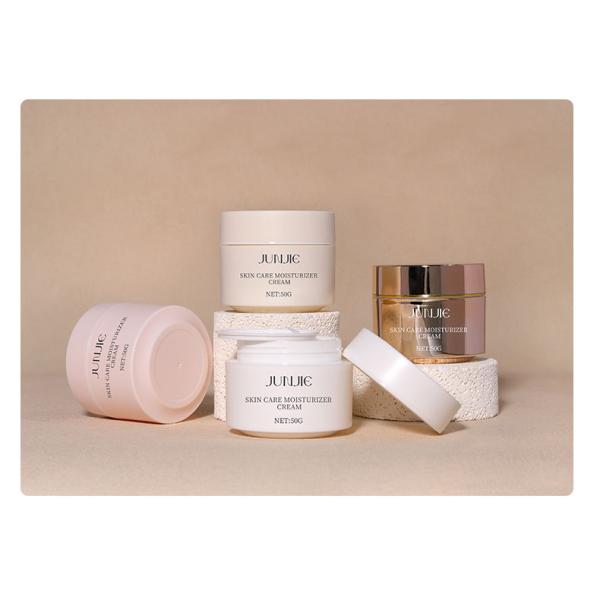 Round PP Plastic Jars 50g Custom Made Cosmetic Containers With Screw Top