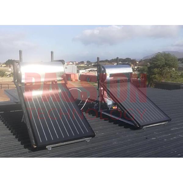 Closed Loop Circulation Rooftop Solar Water Heater , Solar Energy Flat Plate Water Heater