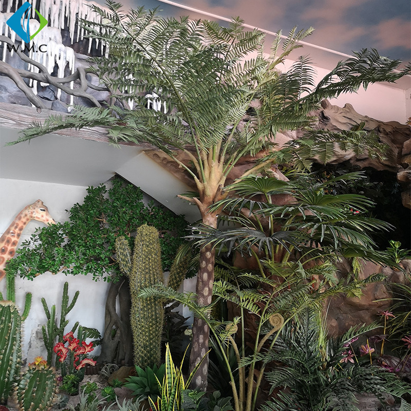 China Alsophila Spinulosa Artificial Palm Trees With Fiberglass Trunk Easy Install wholesale