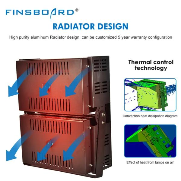 Waterproof IP65 Led Stadium Lighting Led Sports Flood Lights Indoor 6500K