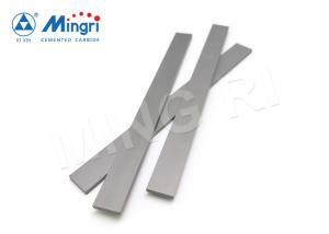 China ISO9001 Sand Blasted K10 Tungsten Carbide Flat Strips on sale