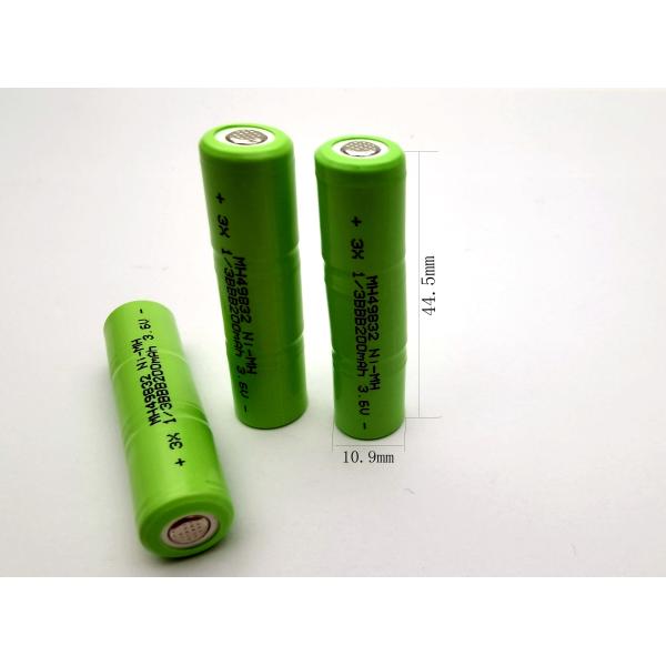 UL 3.6V 200mAh NIMH Rechargeable Batteries 1/3BBB custom nimh battery pack ready to use nimh batteries long cycle life