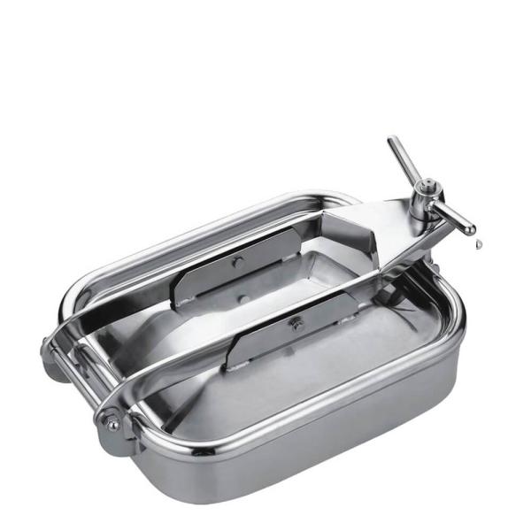 Quality Square Stainless Steel Manhole Cover Ss Hatch Cover Silicon Seal Material for sale