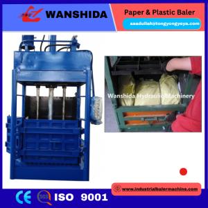 China Wanshida Y82-100F Vertical Hydraulic Baler – 100 Ton Cardboard &amp; Plastic Waste Compactor wholesale