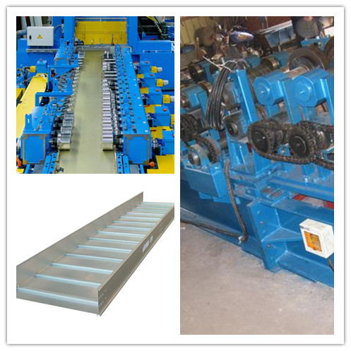Perforated Cable Tray Roll Forming Machine Hydraulic Cutting Cold Roll Forming Machine