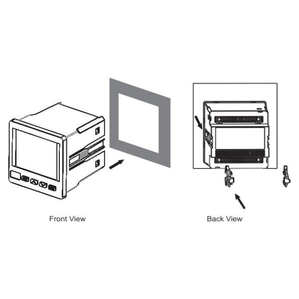 Three Phase Multi-rate Multifunction Power Meter with LCD display AC380V/50Hz