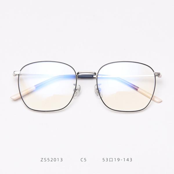 Metal Frame Men Women Oversize Plain Lens Glasses Myopia Optical Eye Glasses