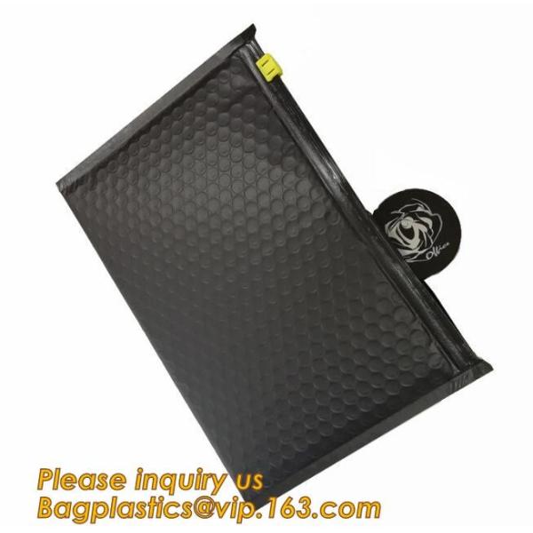 transparent slider zipper bubble bag，Reusable portable PE bubble wine bottle protector bag,k bubble bag,slider pac