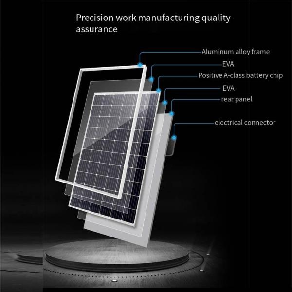 20w18v Portable Solar Panels Polycrystalline Monocrystalline Silicon PET Laminated Solar Panel