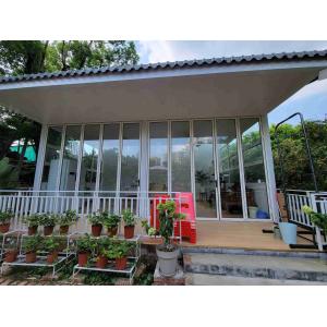 China White / Black Double Glazed Bifold Doors Aluminum Soundproof wholesale