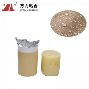 China Functional Pale Yellow Textile Adhesive Glue For Silk Fabric Solid PUR-6060 wholesale