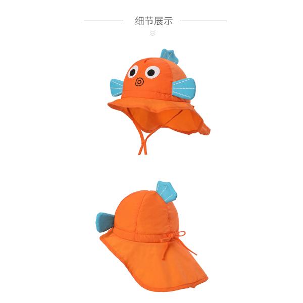 Cartoon Summer Childrens Bucket Hats UV Protection Sun Hat OEM ODM