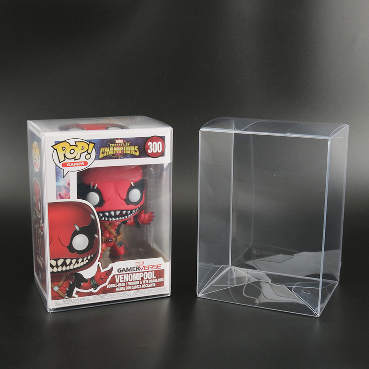 China Wholesale 4&quot; 0.5mm Baili Funko Pop Auto Lock Protector Funko Protector PET Clear Box wholesale