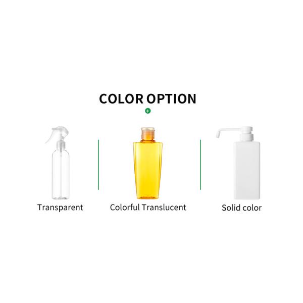 Plastic PET Cylindrical Lotion Pump Bottle 100ML Eco-Friendly With Over Cap