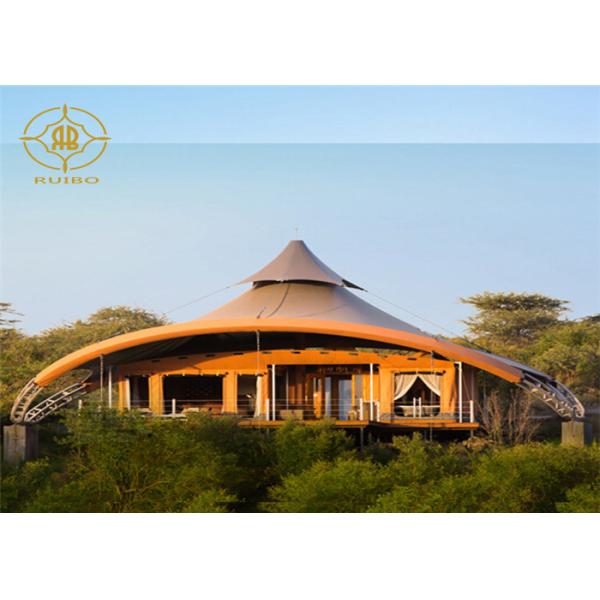 Permanent Architectural Shade Structures Weatherproof Corrosion Resistance