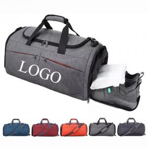 China Custom Logo 45l Waterproof Duffel Bag Gym Bag Sport Fitness With Shoe Compartment wholesale
