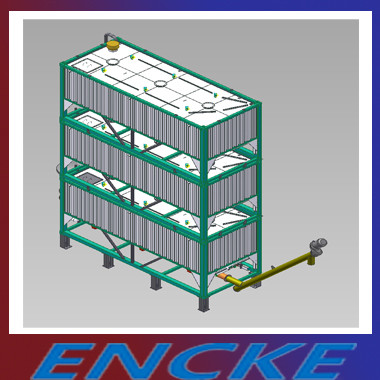 Mini Powder Horizontal Cement Silo Powder Storage Silo With Level Indicator cement storage silo