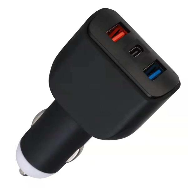 7A 3 USB CAR CHARGER QC3.0 TYPE-C+ USB Universal Compatible USB CAR CHARGER for all electronics cheap price